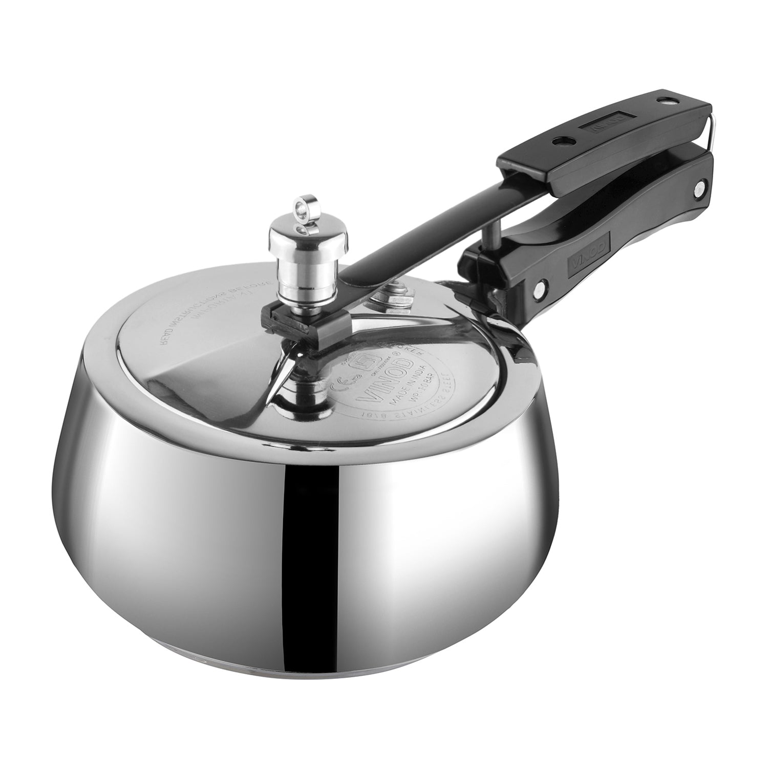 Vinod Platinum Triply Stainless Steel Inner Lid Pressure Cooker