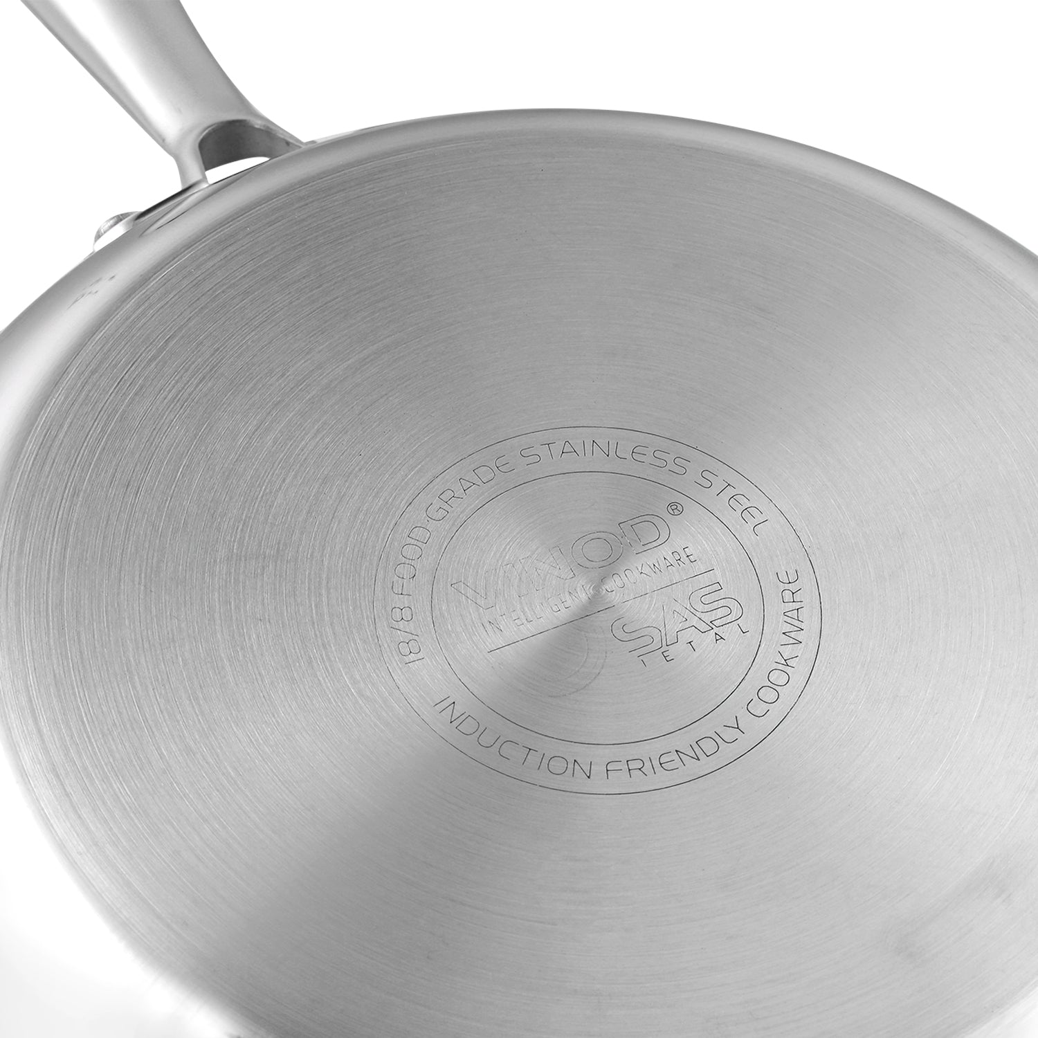 Vinod Platinum Triply Stainless Steel Frypan (Induction Friendly)