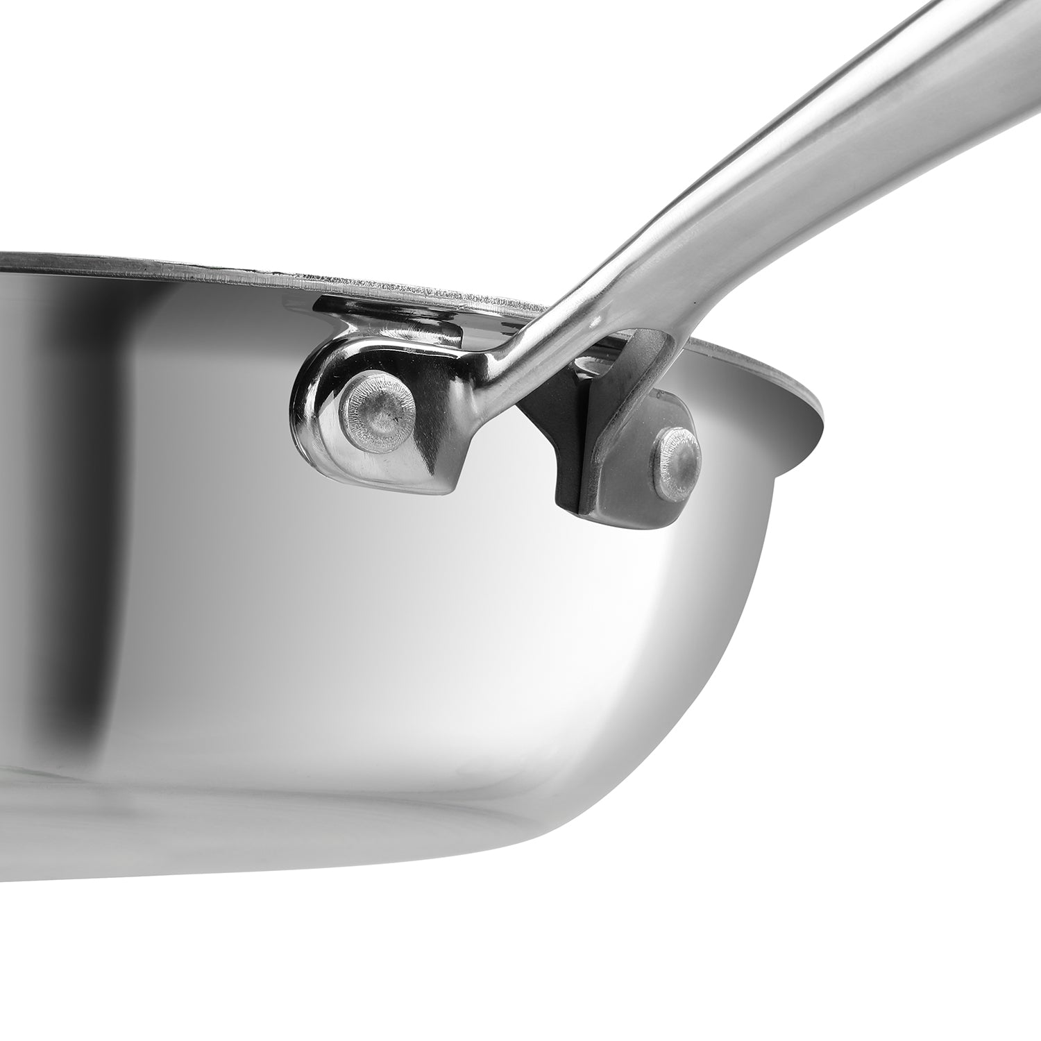 Vinod Platinum Triply Stainless Steel SAS Pro FryPan (Induction Friendly)