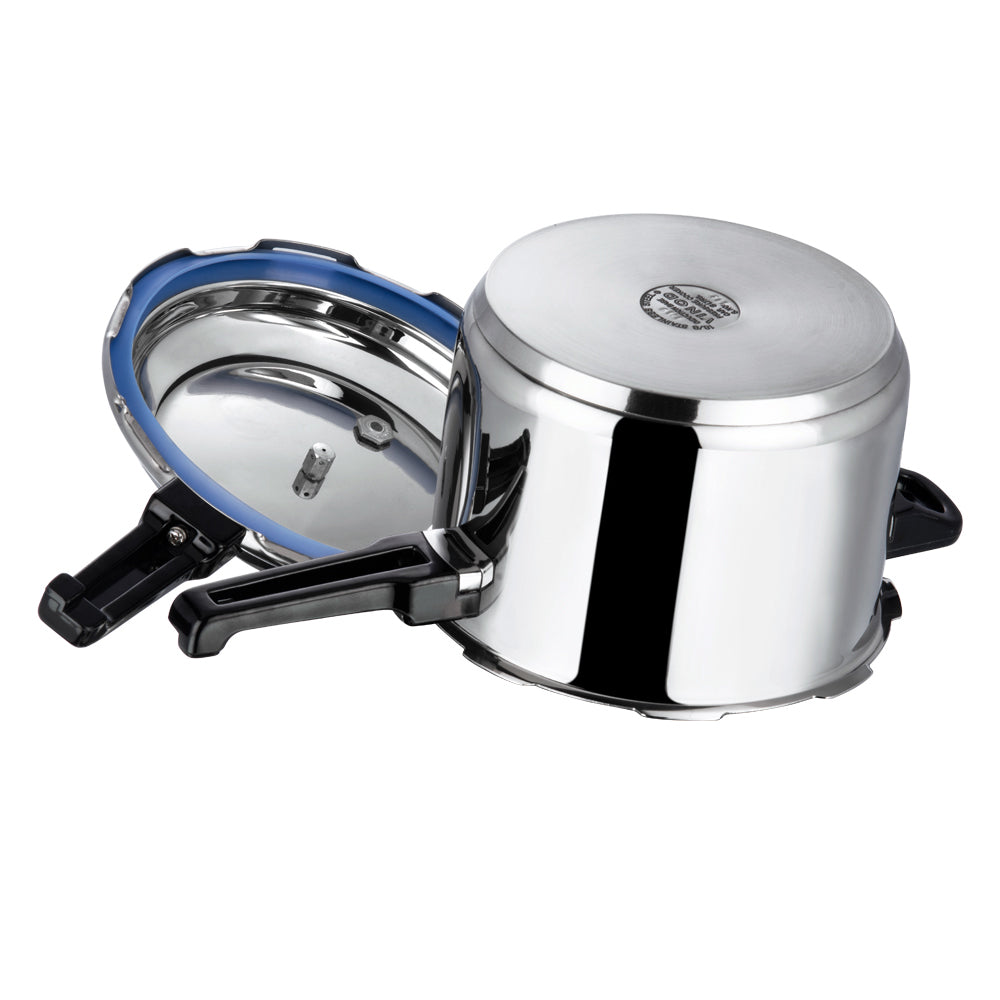 Vinod 18/8 Stainless Steel Outer Lid Pressure Cooker