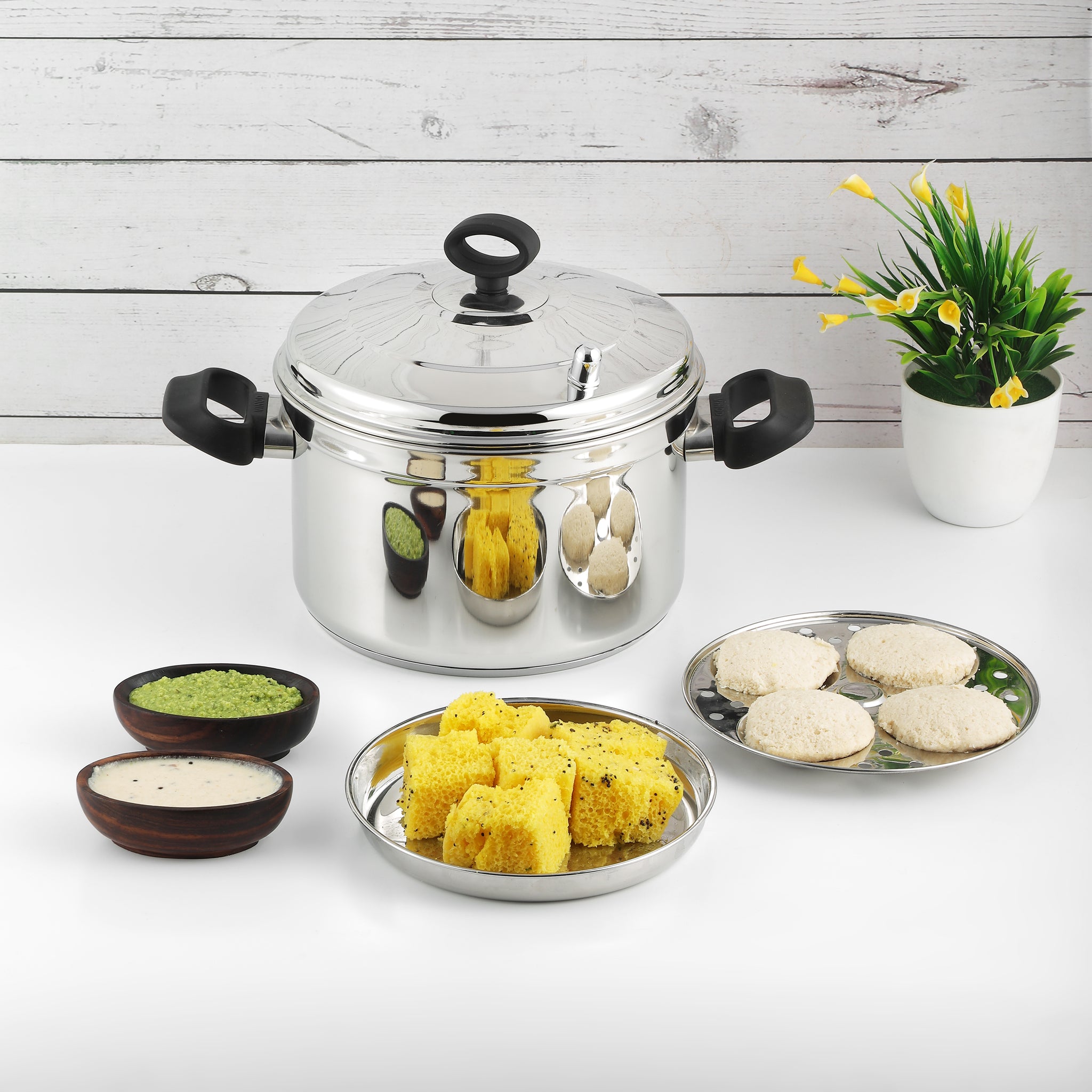 Vinod Stainless Steel Multi Pot (Induction Friendly)