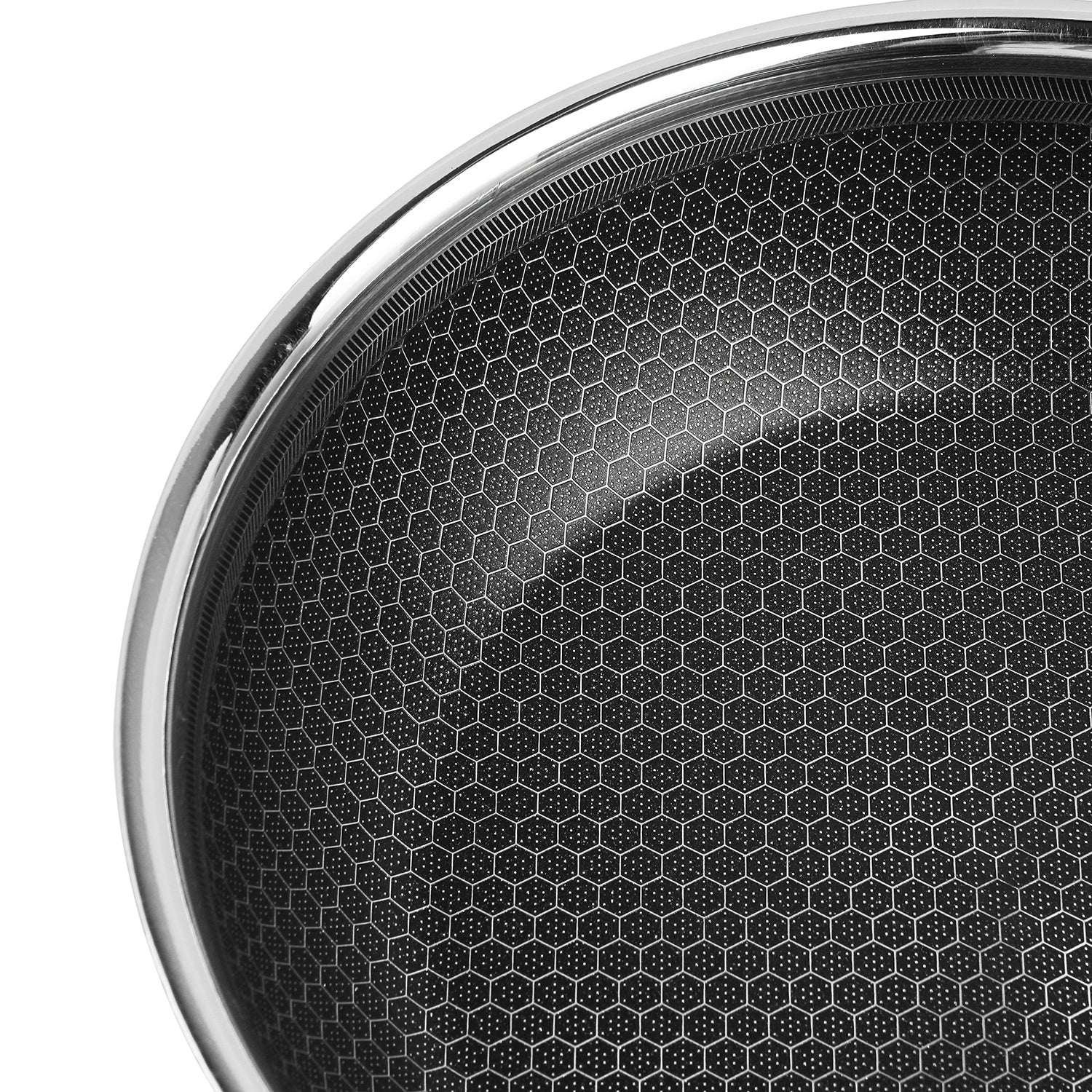 Vinod Platinum Triply Stainless Steel SAS Pro FryPan (Induction Friendly)